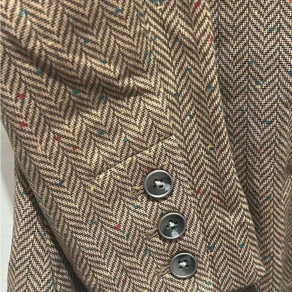 CAbi Brown Herringbone Blazer - Picture 6 of 6